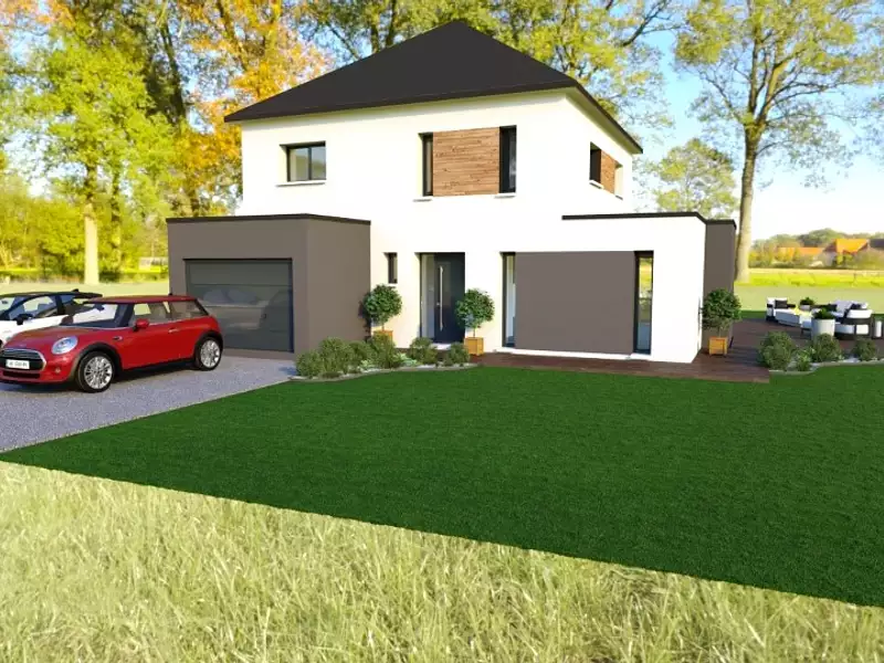 Maison neuve, 120 m² - Franqueville-Saint-Pierre (76520)