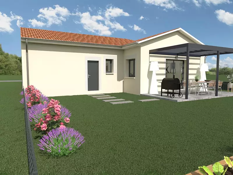 Maison neuve, 85 m² - Clessé (71260)