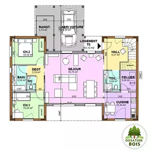 Maison neuve, 141 m²