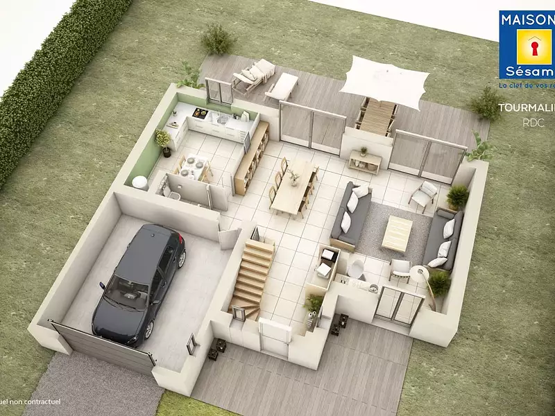 Maison neuve, 124 m² - Brétigny-sur-Orge (91220)
