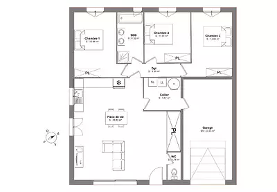 Maison neuve, 99 m²