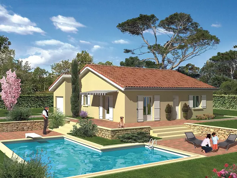 Maison neuve, 85 m² - Reyrieux (01600)
