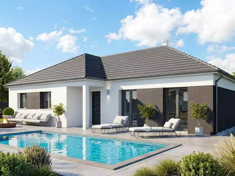 Maison neuve, 98 m² - Montfort-le-Gesnois (72450)