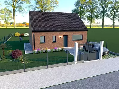 Maison neuve, 61 m²