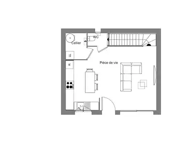 Maison neuve, 67 m²