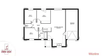 Maison neuve, 88 m²