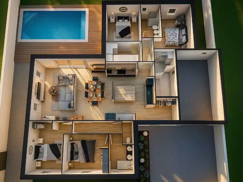 Maison neuve, 123 m² - Pouzauges (85700)