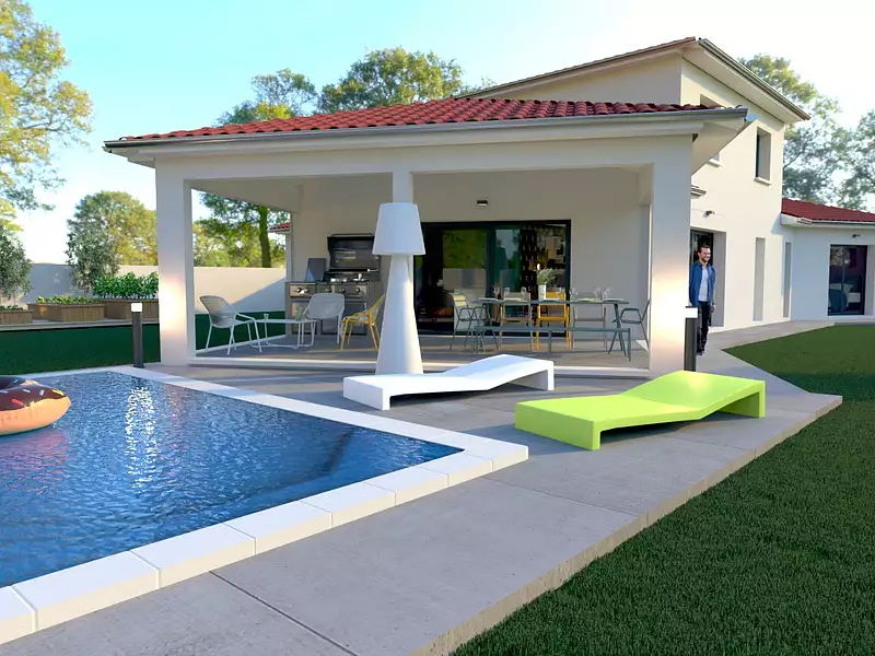 Maison neuve, 133 m² - Crêches-sur-Saône (71680)