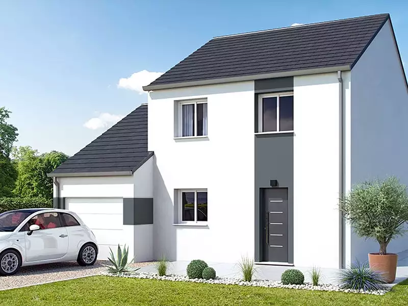 Maison neuve, 95 m² - Oslon (71380)