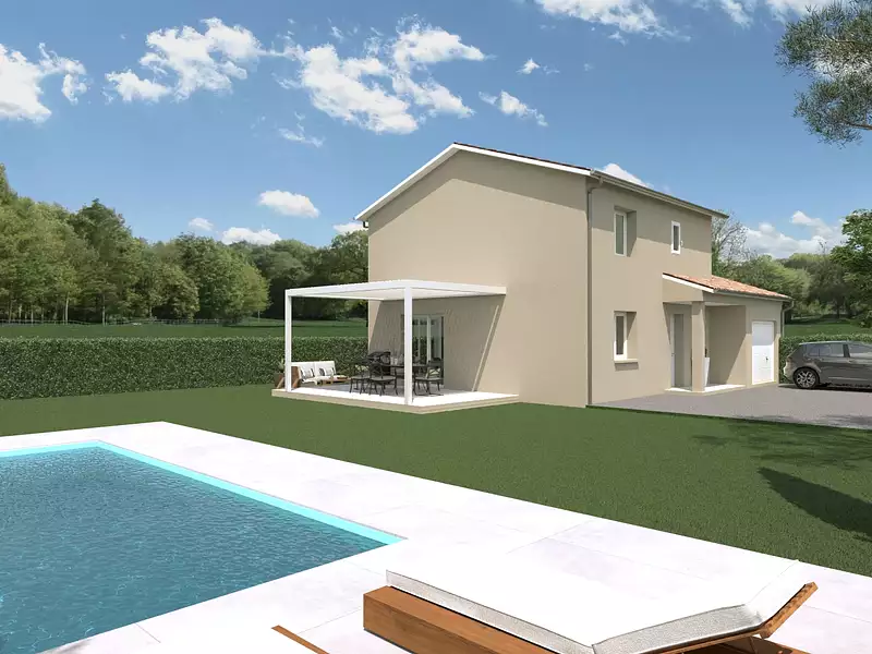 Maison neuve, 90 m² - Francheleins (01090)