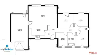 Maison neuve, 92 m²