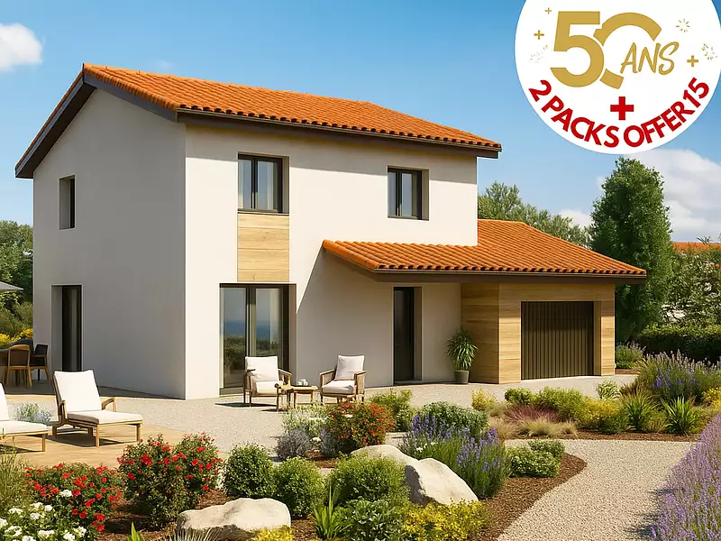 Maison neuve, 79 m² - Frans (01480)