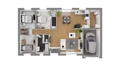 Maison neuve, 94 m²