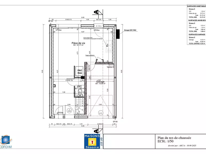 Maison neuve, 75 m² - Villecresnes (94440)