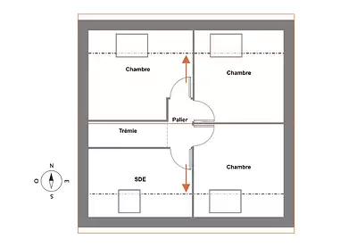 Maison neuve, 73 m²