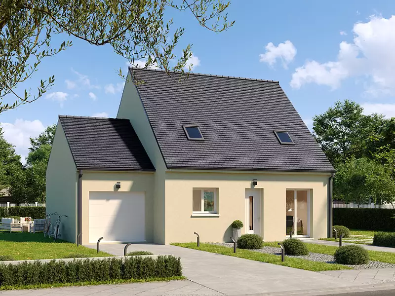 Maison neuve, 90 m² - Les Villages Vovéens (28150)