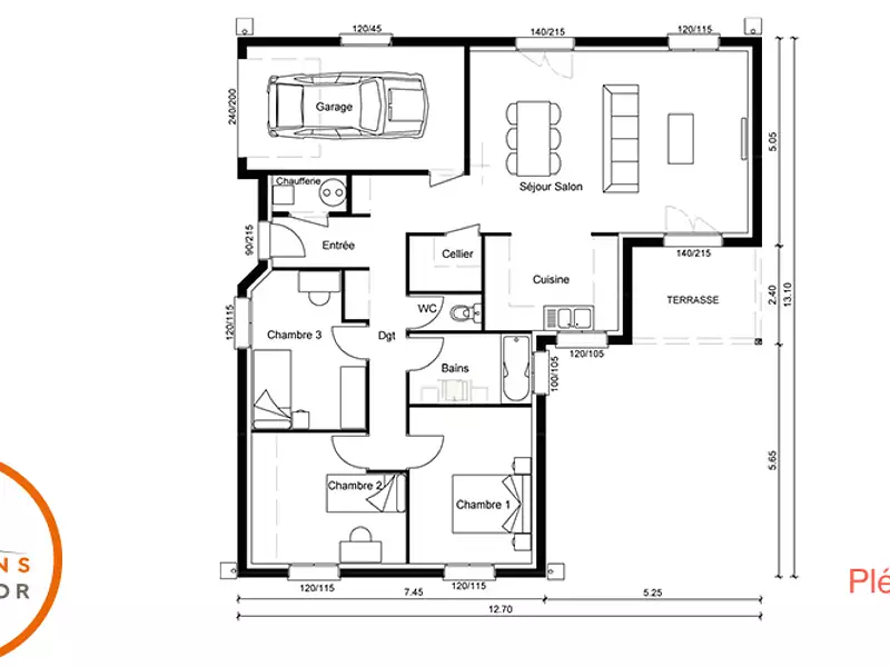 Maison neuve, 99 m² - Roderen (68800)
