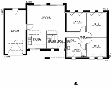 Maison neuve, 110 m²