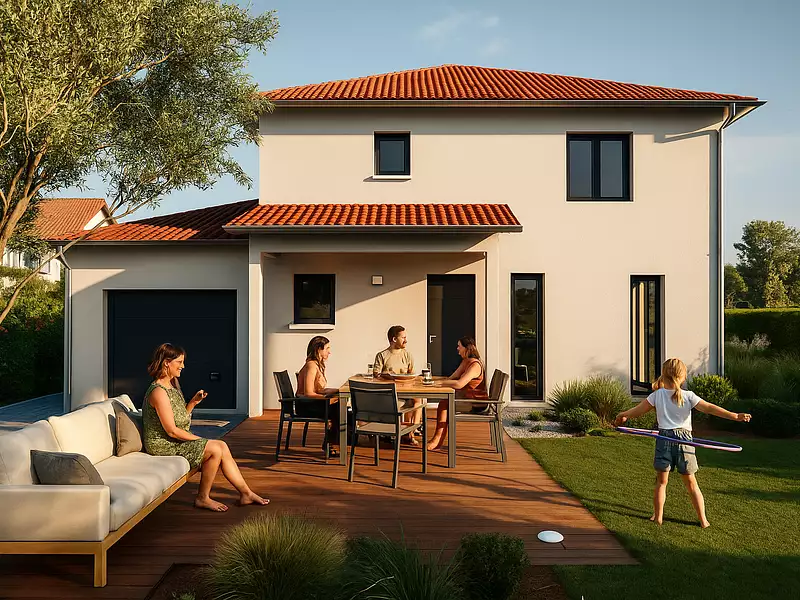 Maison neuve, 135 m² - Saint-André-de-Corcy (01390)