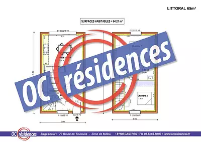Maison neuve, 64 m²