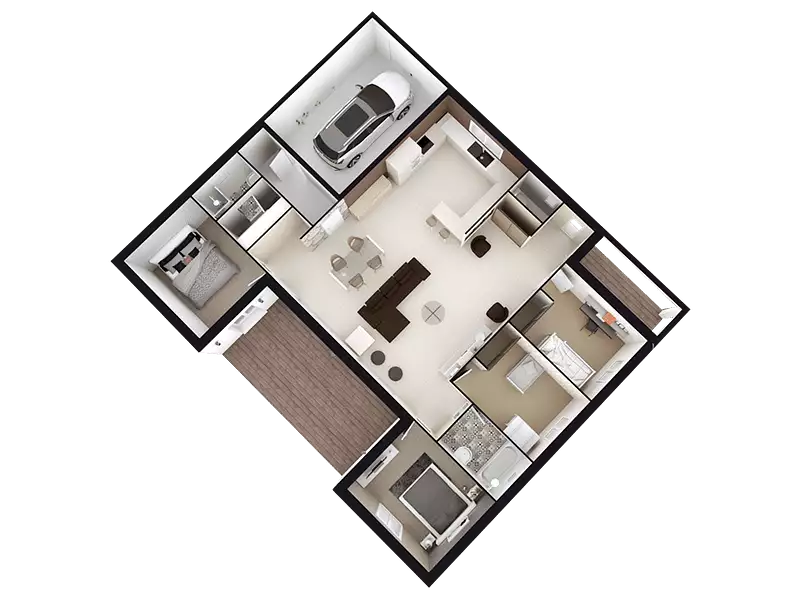 Maison neuve, 124 m² - Mouthier-en-Bresse (71270)