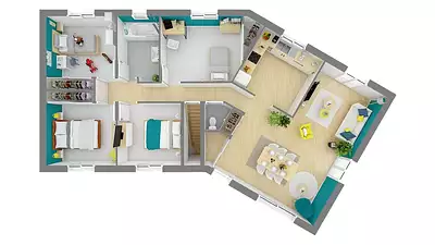 Maison neuve, 113 m²