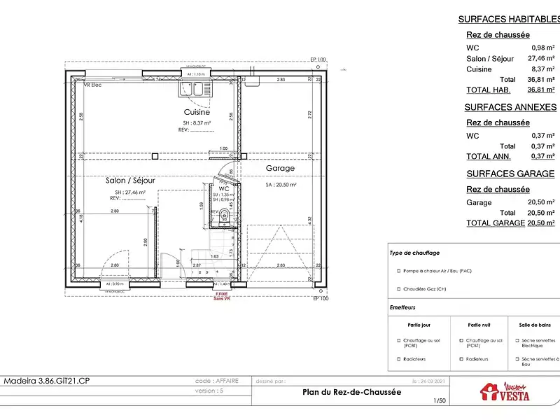 Maison neuve, 99 m² - Haucourt-Moulaine (54860)