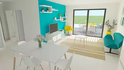 Maison neuve, 64 m²