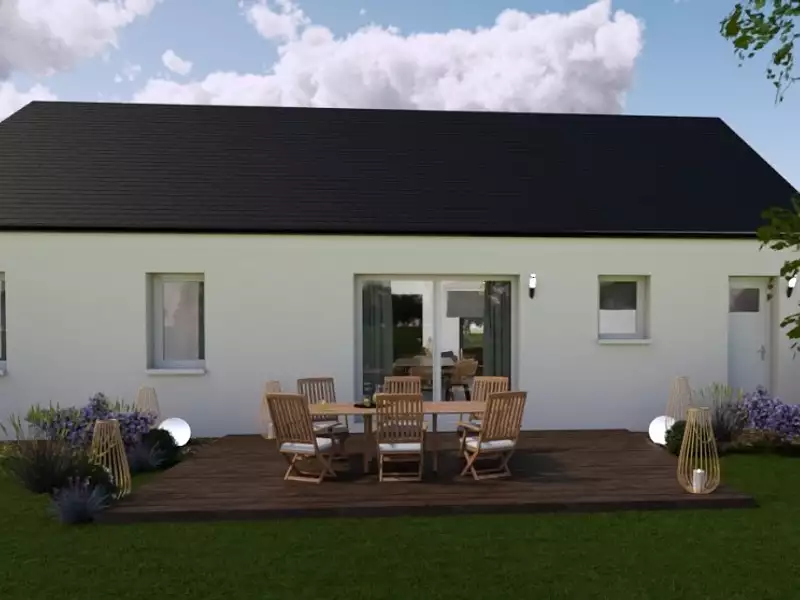 Maison neuve, 90 m² - Monnaie (37380)