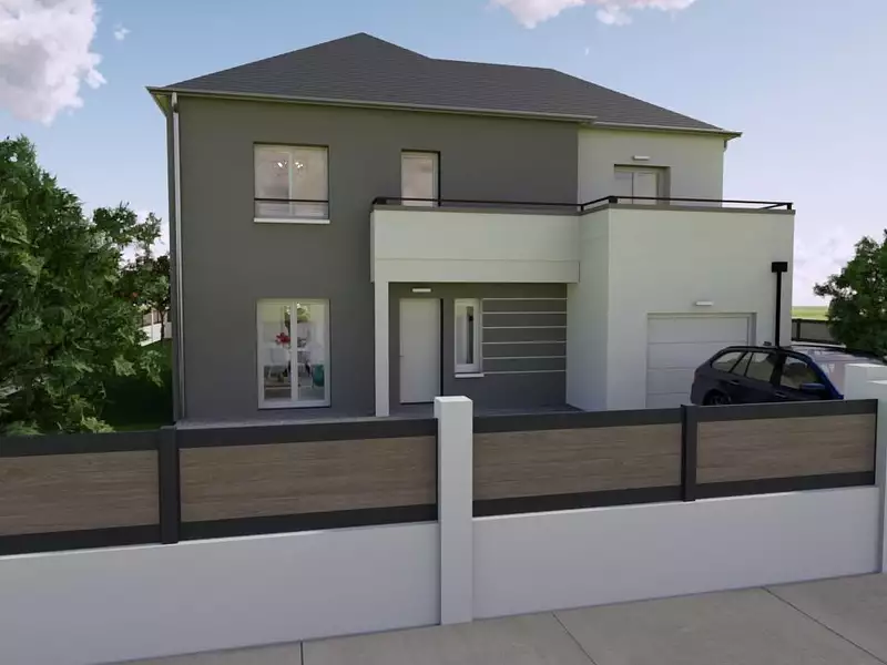 Maison neuve, 131 m² - Fontenay-Mauvoisin (78200)