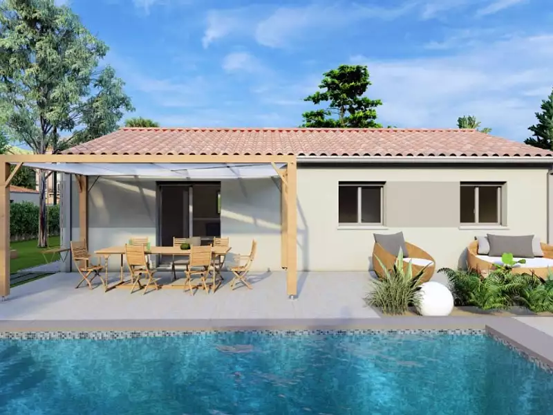 Maison neuve, 80 m² - Semussac (17120)