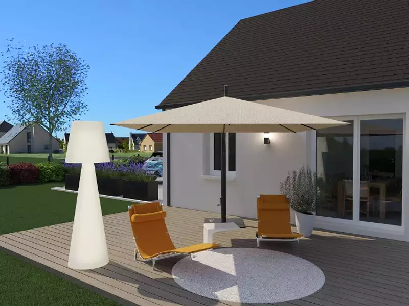 Maison neuve, 104 m² - Villiers-au-Bouin (37330)