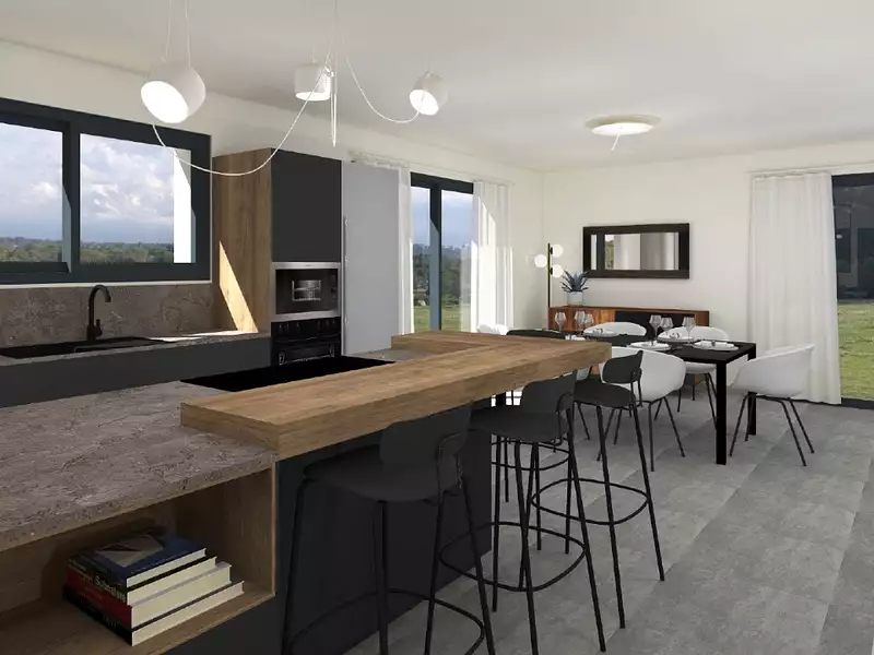 Maison neuve, 90 m² - Camps-la-Source (83170)