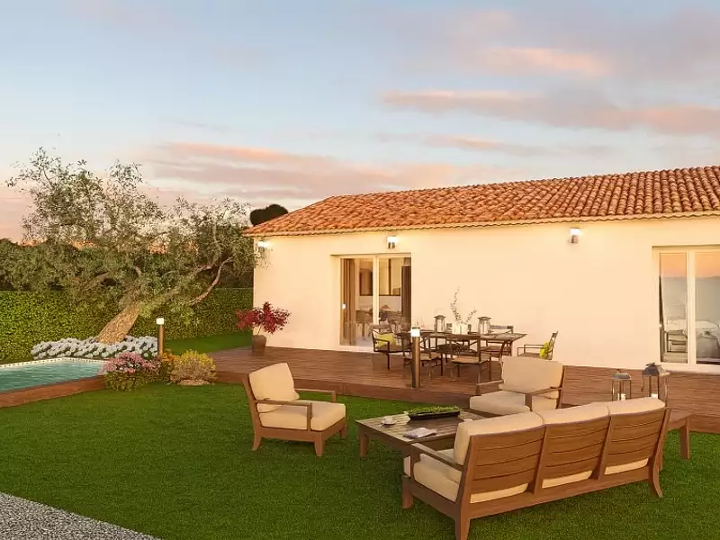 Maison neuve, 50 m² - Camps-la-Source (83170)