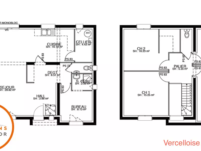 Maison neuve, 148 m² - Equevilley (70160)