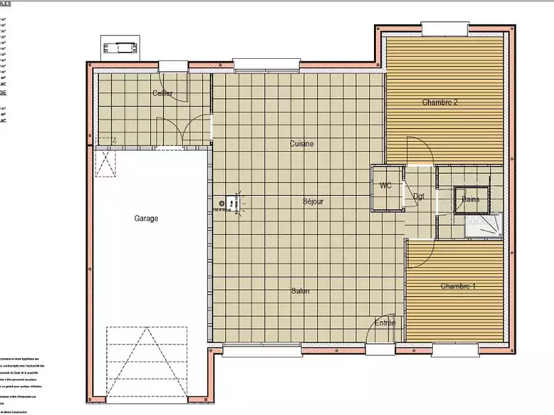 Maison neuve, 83 m² - Louplande (72210)
