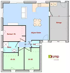 Maison neuve, 75 m²