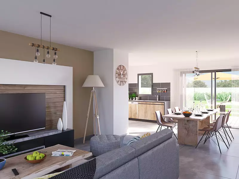 Maison neuve, 86 m² - Gastes (40160)