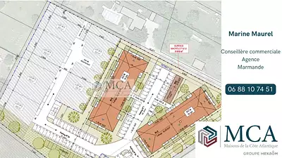 Terrain à bâtir, 600 m²