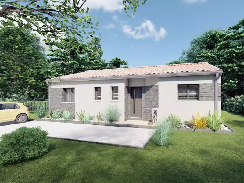 Maison neuve, 84 m² - Belin-Béliet (33830)