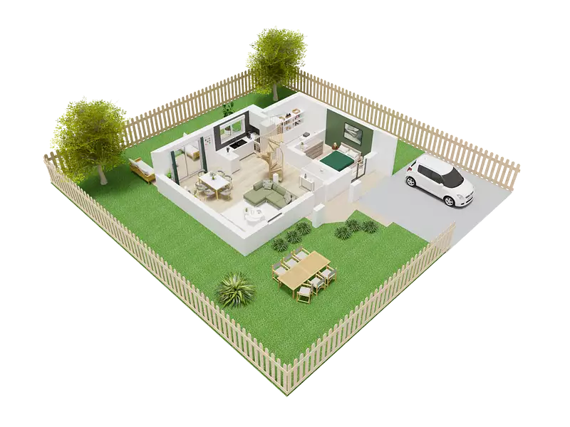 Maison neuve, 90,63 m² - Déville-lès-Rouen (76250)