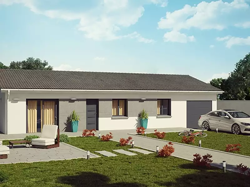 Maison neuve, 95 m² - Confrançon (01310)
