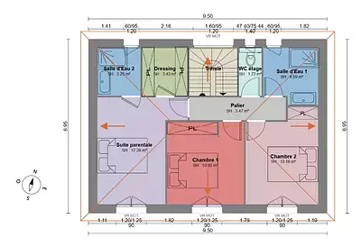 Maison neuve, 100 m²