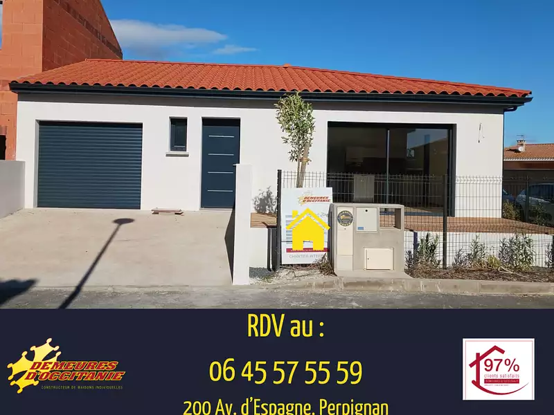 Maison neuve - Pollestres (66450)