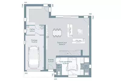 Maison neuve, 120 m²