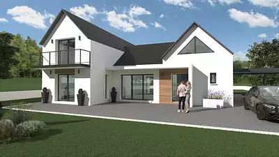 Maison neuve, 125 m²