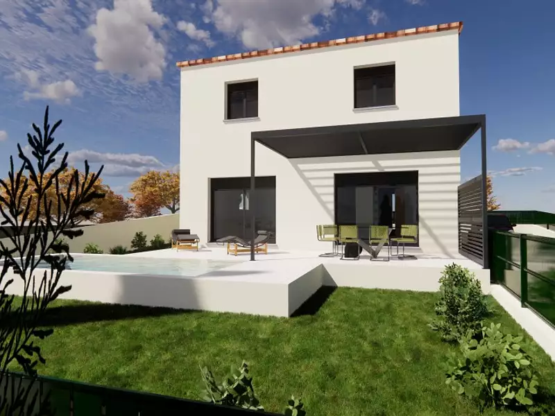 Maison neuve, 90 m² - Saint-Vincent-de-Barbeyrargues (34730)