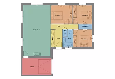 Maison neuve, 90 m²