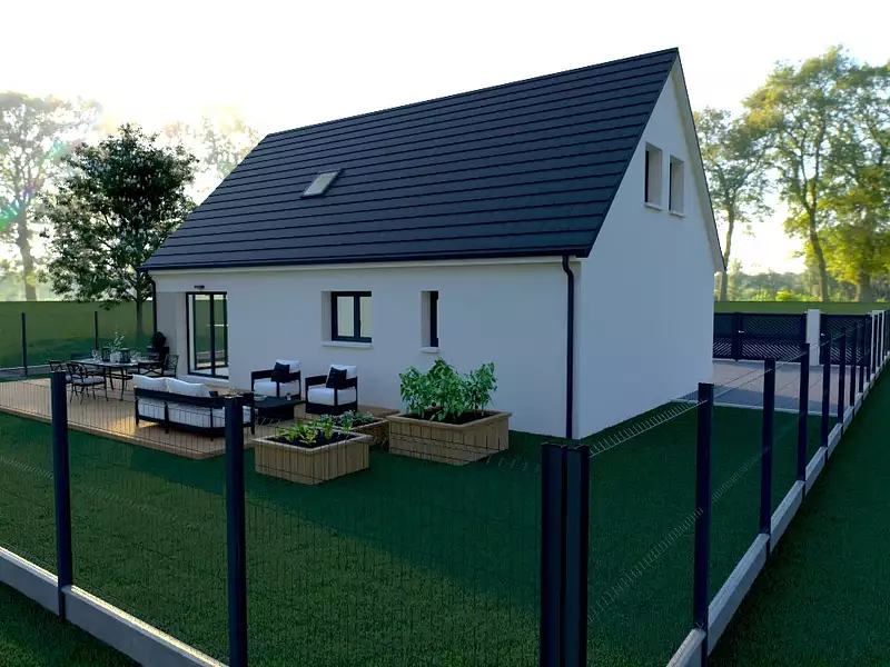 Maison neuve, 102,37 m² - Pont-l'Evêque (14130)