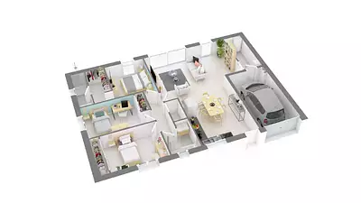 Maison neuve, 90 m²